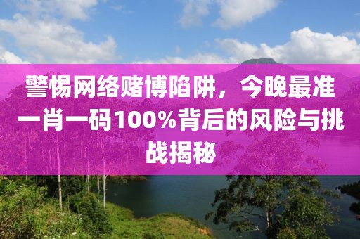 警惕网络赌博陷阱，今晚最准一肖一码100%背后的风险与挑战揭秘