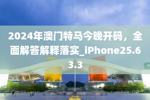 2024年澳门特马今晚开码，全面解答解释落实_iPhone25.63.3