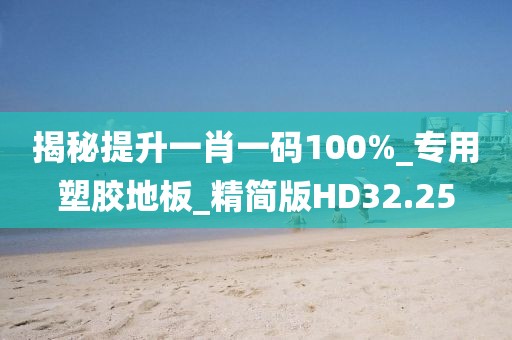 揭秘提升一肖一码100%_专用塑胶地板_精简版HD32.25