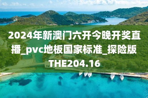 2024年新澳门六开今晚开奖直播_pvc地板国家标准_探险版THE204.16