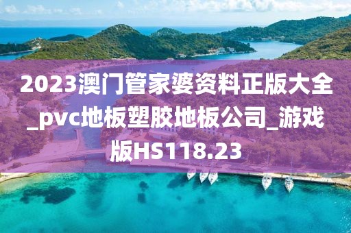 2023澳门管家婆资料正版大全_pvc地板塑胶地板公司_游戏版HS118.23