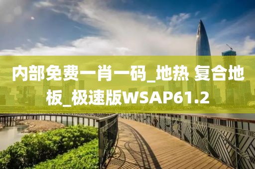 内部免费一肖一码_地热 复合地板_极速版WSAP61.2