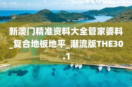 新澳门精准资料大全管家婆料_复合地板地平_潮流版THE30.1