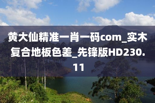 黄大仙精准一肖一码com_实木复合地板色差_先锋版HD230.11