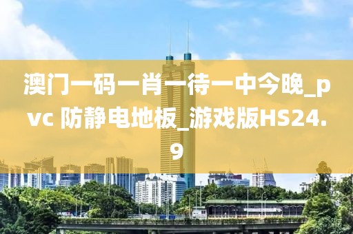 澳门一码一肖一待一中今晚_pvc 防静电地板_游戏版HS24.9